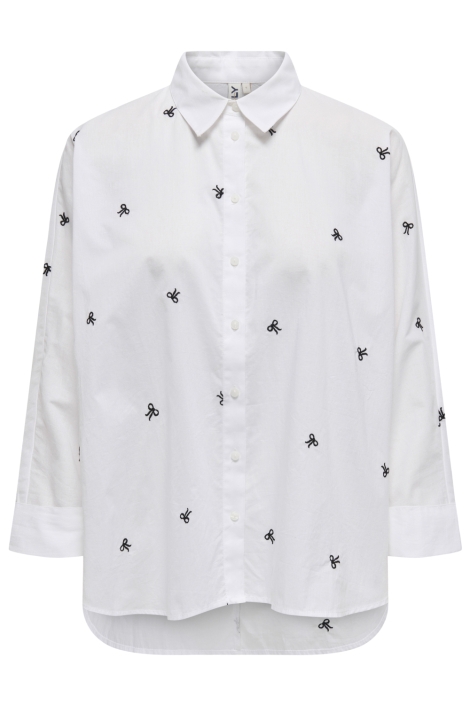 Only onlnew lina grace ls emb shirt noos